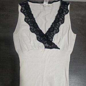 White House Black Market Sleeveless Adorable Top